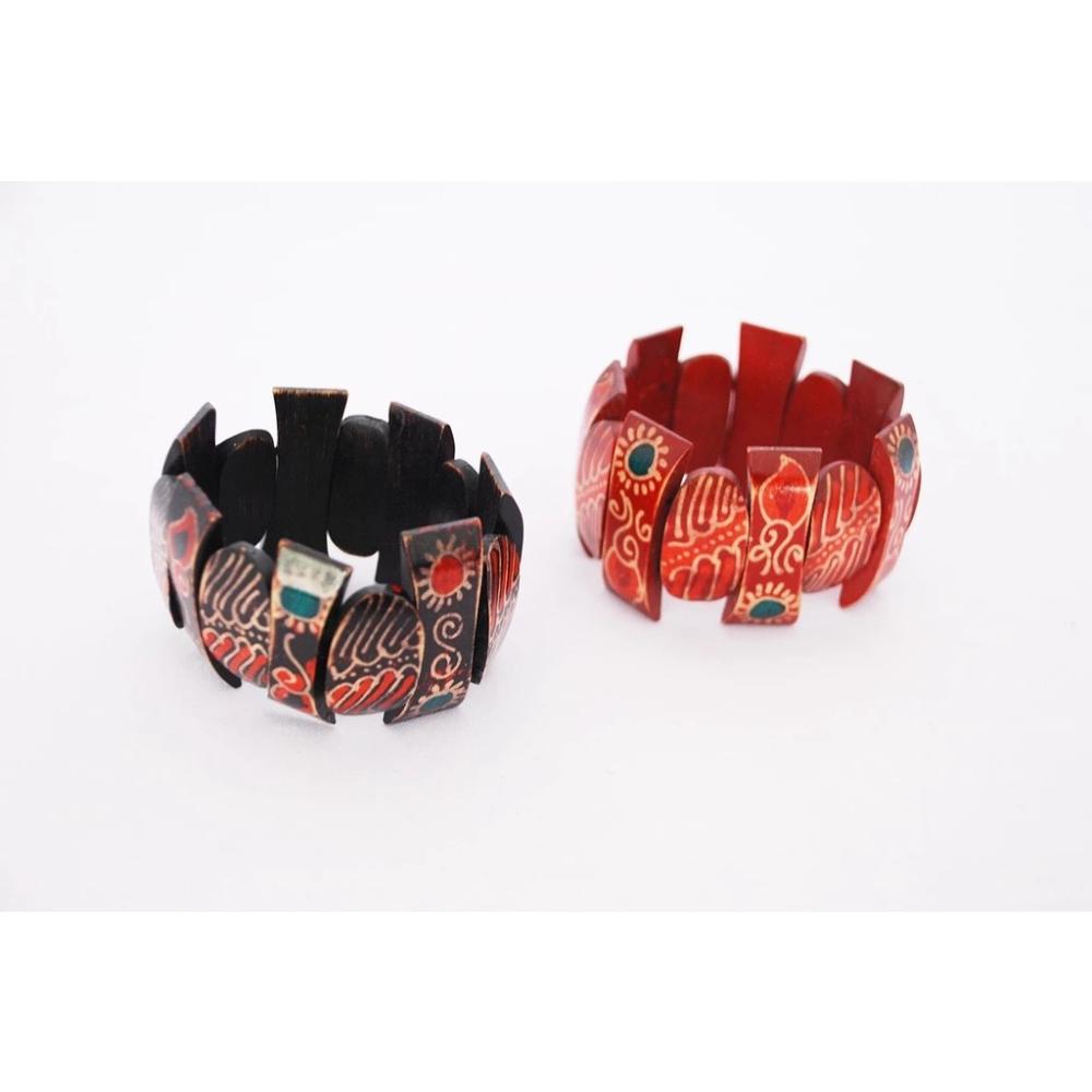 Handcrafted Wooden Stretch Bracelet
