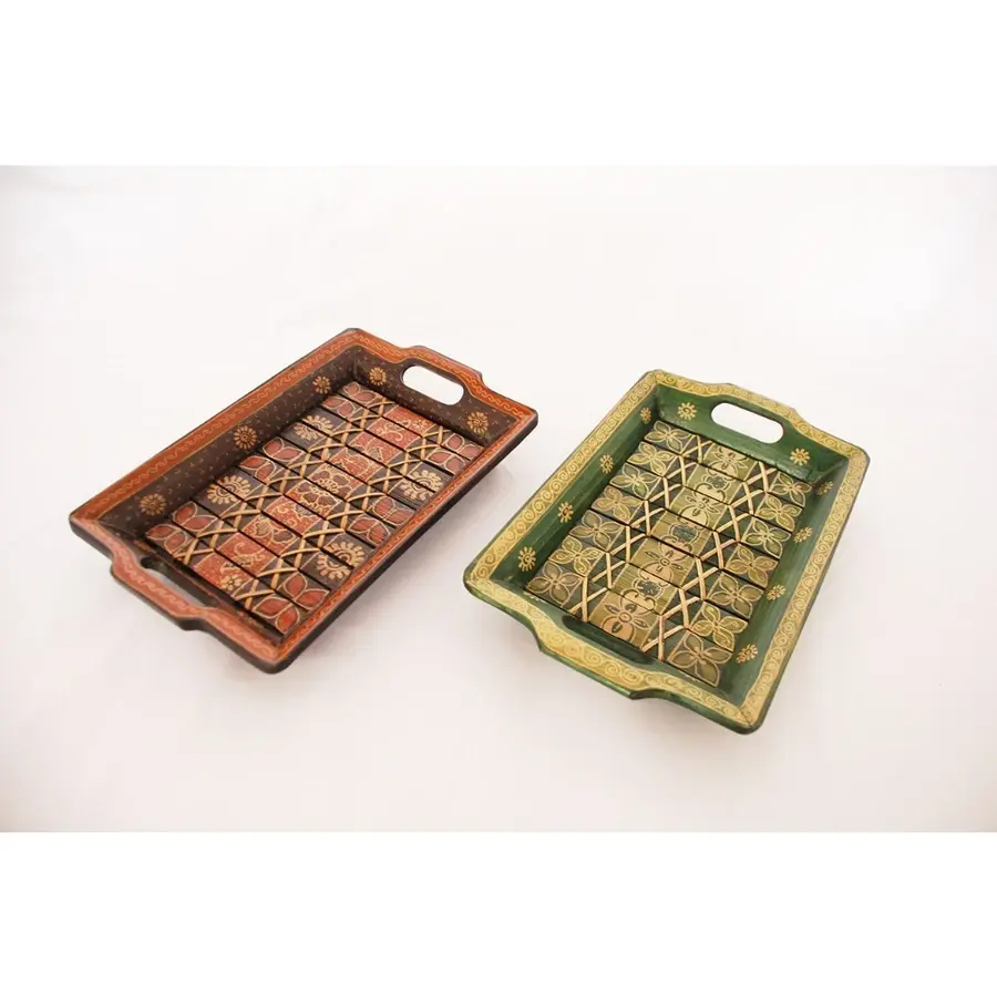 Artisan Bamboo Serving Tray – Square Series