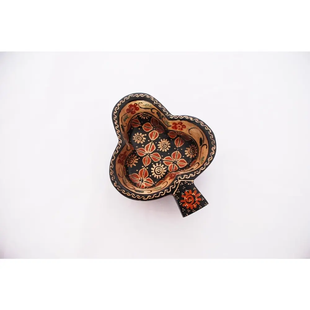 Artisan Curved Edge Wooden Bowl