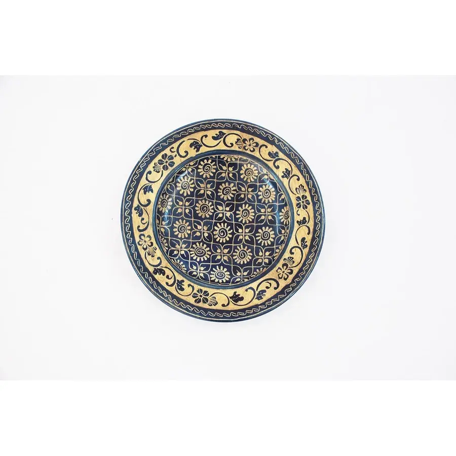 Artisan Wooden Pedestal Plate